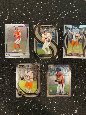 Panini Broncos Football Card Lot - Orange, White, Blue, Black